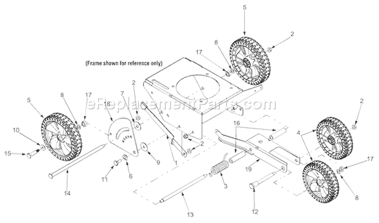 Page D Diagram and Parts List for 25A-551B401 2003 Yard Man Edger
